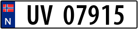 Truck License Plate